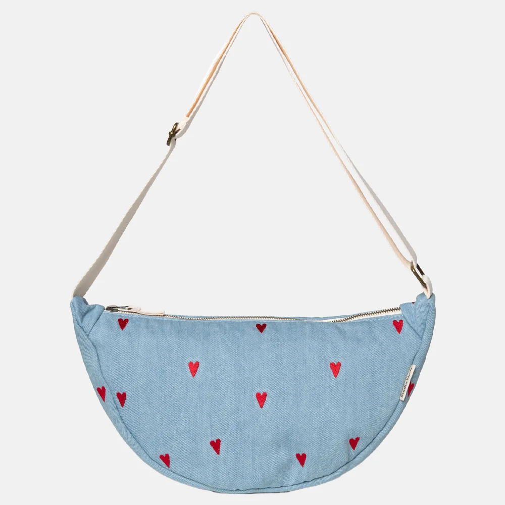 Studio Noos Denim Hearts adult fanny pack denim